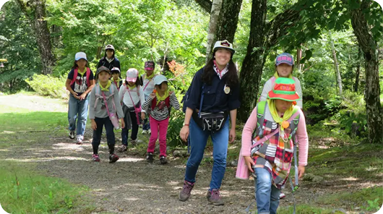 おんたけ子ども村スライドイメージ